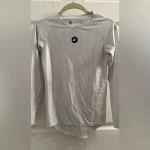 Classic Black and White Striped Long Sleeve Tee